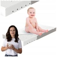 Materac 180x90 Piankowy do Łóżeczka Premium Medyczny Wentylowany 90x180cm