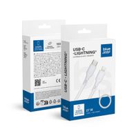 Kabel USB C do Lightning Blue Star 2,4A 27W 1 m DC-001CL2.4 biały