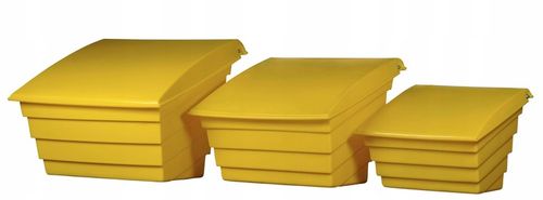 POJEMNIK skrzynia piasek piach sól drogową sorbent 70L PPM 70 litrów ŻÓŁTY na Arena.pl