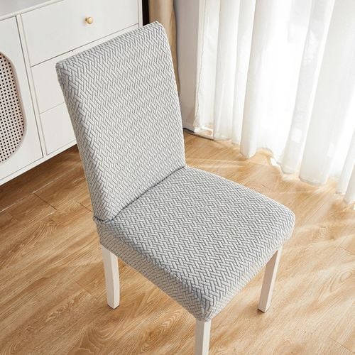 ZESTAW 4X POKROWIEC NA KRZESŁO ŻAKARD JODEŁKA na Arena.pl