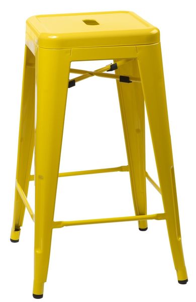 Hoker Paris 75cm. żółty insp. Tolix zdjęcie 1