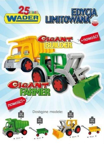 TRAKTOR GIGANT FARMER ŁADOWARKA WADER #A1 na Arena.pl