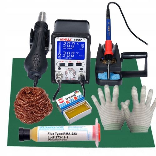 Stacja YIHUA 995D+ +KIT22 na Arena.pl