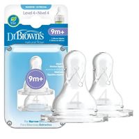 Dr. Brown's Smoczek do butelki standard poziom 4 9+ miesięcy 2 sztuki