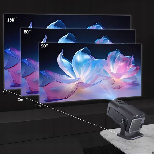 PROJEKTOR 4K HY320 PRO 1080P WERSJA DUŻA RZUTNIK BLUETOOTH 5 WIFI 6 na Arena.pl