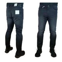 Męskie jeansy Mustang Oregon Slim Relaxed 1015871-4000-503 czarne W38/L30