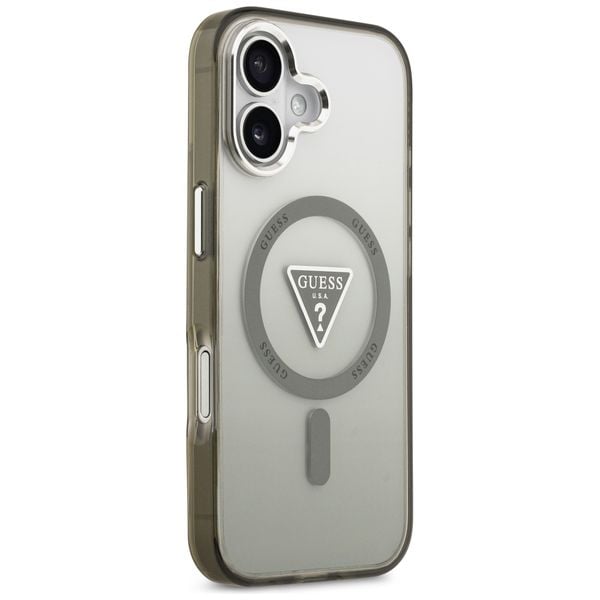 etui guess iml gradient triangle logo    magsafe do iphone 17 khaki zdjęcie 4