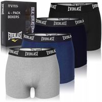 Everlast Bokserki Męskie EV004 Mix Kolor Bawełna 4 sztuki Rozmiar XL