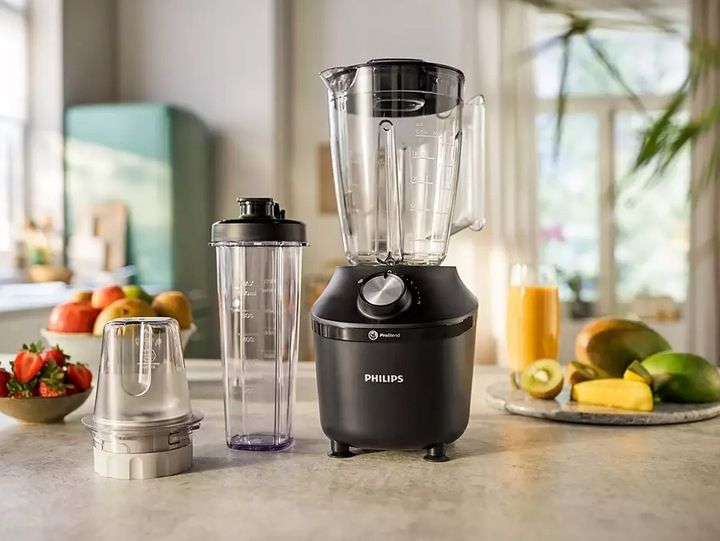 Blender kielichowy Philips HR2191/01 3000 Series 600 W czarny zdjęcie 2