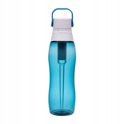 Butelka Filtrująca Na Wodę Bidon Aqualogis Aqua&Go Tritan - Granatowa 750ml na Arena.pl