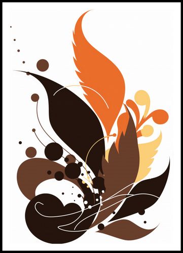 Plakat 70x100cm Ognie Jesienne na Arena.pl