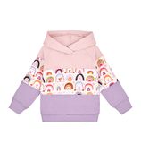 Bluza 3 kolory różowo-fioletowa tęcze  116