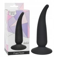 Korek analny do stymulacji prostaty. Silikonowy i gładki. Przyssawka