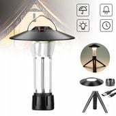 LATARNIA KEMPINGOWA LED LAMPKA NOCNA WISZĄCA DO NAMIOTU 4 TRYBY ŚWIATŁA