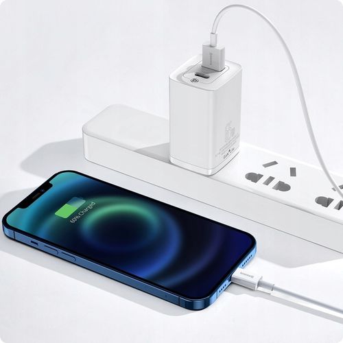 BASEUS KABEL PRZEWÓD USB LIGHTNING DO IPHONE 2.4A BEZPIECZNY MOCNY 1M na Arena.pl