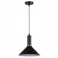 LAMPA WISZĄCA LOFT E27 60W CZARNY MIEDZIANY BIAŁY DESIGN