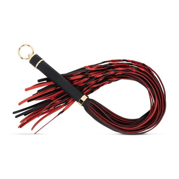 Fetish Collection - Flogger 64 Cm - Red And Black zdjęcie 1