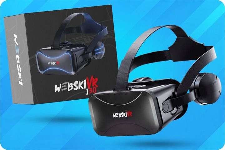VR GOOGLE gogle 3D do filmów na telefon+SŁUCHAWKI zdjęcie 7