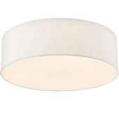 LAMPA sufitowa SPACE L 30653601 Kaspa abażurowa OPRAWA plafon okrągły biały