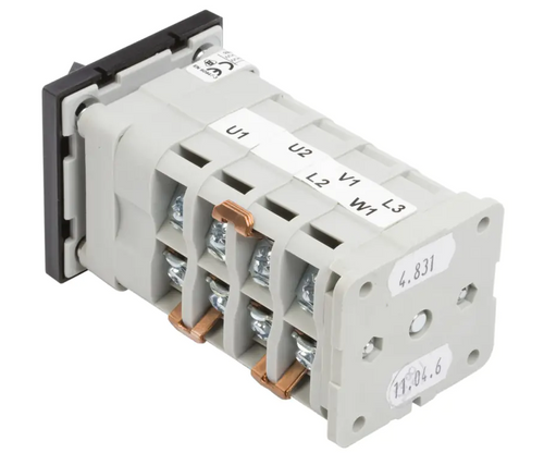 Łącznik krzywkowy gwiazda-trójkąt 3P 63A do zabudowy ŁK63-4.831P03 IP65 SPAMEL na Arena.pl