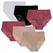 6x MAJTKI DAMSKIE KORONKOWE MAJTKI DAMSKIE r. XXXL