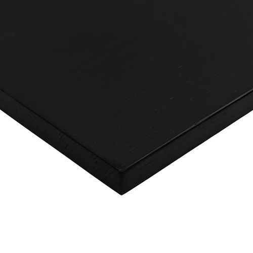 Blat biurka, ciemnobrązowy, 80x50x2,5 cm, lite drewno dębowe na Arena.pl