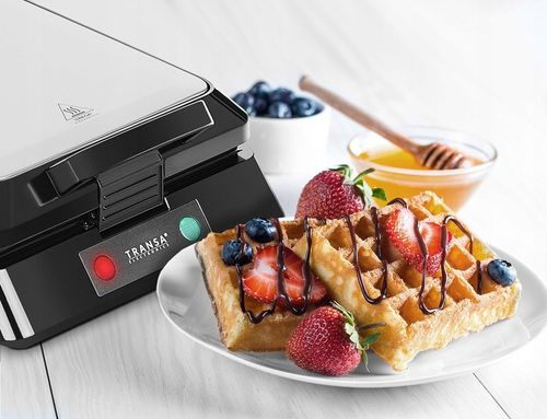 GOFROWNICA na 4 chrupiące GOFRY SZYBKIE NAGRZEWANIE MOCNA 1500W na Arena.pl