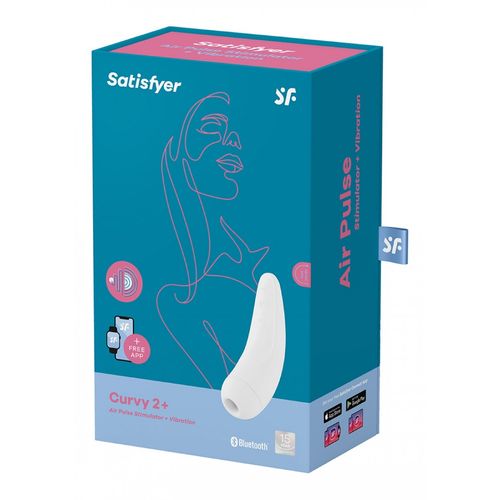 Satisfyer Curvy 2+ White with App incl. Bluetooth and App na Arena.pl