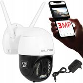 KAMERA OBROTOWA ZEWNĘTRZNA 4G ZOOM PTZ BLOW NA KARTĘ SIM GSM LTE 3MPx