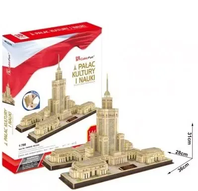 Puzzle 3D 144 elementy. Palac Kultury i Nauki na Arena.pl