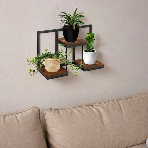 Kwietnik loftowy czarny JOSE RUSTIC postarzany dąb na Arena.pl