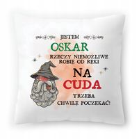 Poduszka Dla Oskara Na Urodziny Imieniny Prezent Z Nadrukiem Ze Zdjęciem