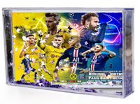 Akwarium - Ramka wodna 3D - Neymar, Messi, Ronaldo, Mbappe