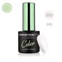 Cosmetics Zone Lakier hybrydowy kość słoniowa 7ml Ivory 000