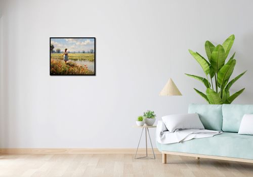 Plakat 60x50cm Wiejski Spokój na Arena.pl