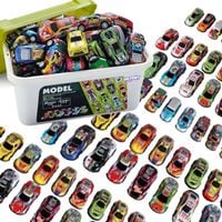 WOOPIE Zestaw Aut Wyscigowych Autka w Pudelku 5