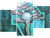 60 90CM OBRAZ 3 ELEM DRZEWO O PÓŁNOCY ŚCIENNY DRUK PŁÓTNO