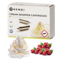 NABOJE N2O DO SYFONU DO BITEJ ŚMIETANY 10 SZT PODTLENEK AZOTU HENDI 588208