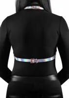 cosmo harness crave - uprząż na klatkę piersiową, regulowana, winylowa s/m