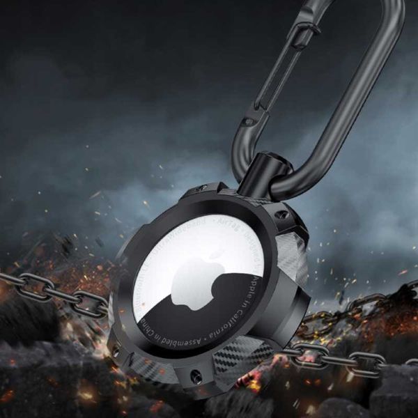 Spacecase Airtag Armor Czarny zdjęcie 7