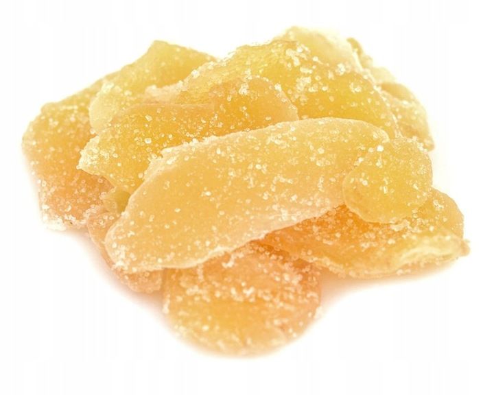 IMBIR KANDYZOWANY PŁATKI 1kg IMBIR SUSZONY PŁATEK DOSKONAŁY PREMIUM zdjęcie 2