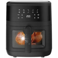 Frytkownica beztłuszczowa DUŻA Air-Fryer GRILL opiekacz 6.5L 1600W