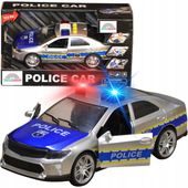 Radiowóz Policyjny Duże Auto Policja gumowe koła z Dźwiękiem i Efektami Sa
