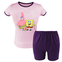 Krótka Piżama dziecięca SpongeBob Kanciastoporty