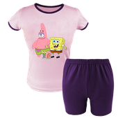 Krótka Piżama dziecięca SpongeBob Kanciastoporty