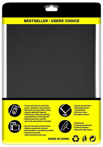 ETUI POKROWIEC CZARNY DO APPLE IPAD AIR 5 10.9'' 2022 A2589 A2591 A2588 na Arena.pl