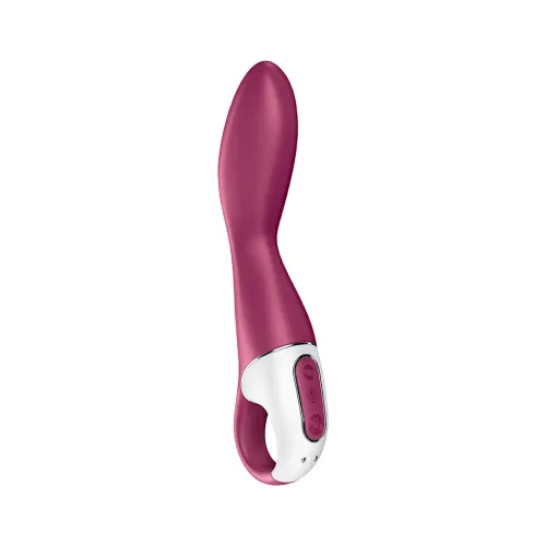 satisfyer heated thrill - zakrzywiony model z funkcją podgrzewania na Arena.pl