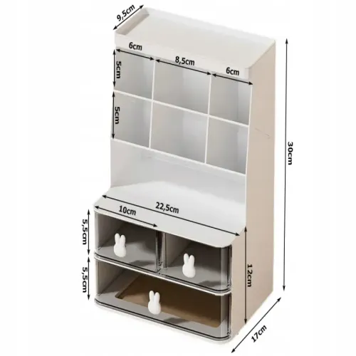 Szafka przybornik organizer na biurko półki na kosmetyki drobiazgi na Arena.pl