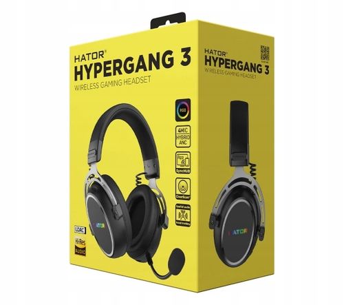 Słuchawki HATOR Hypergang 3 Wireless (czarne) na Arena.pl