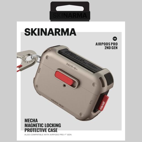 etui skinarma mecha do airpods pro 2     szampański na Arena.pl